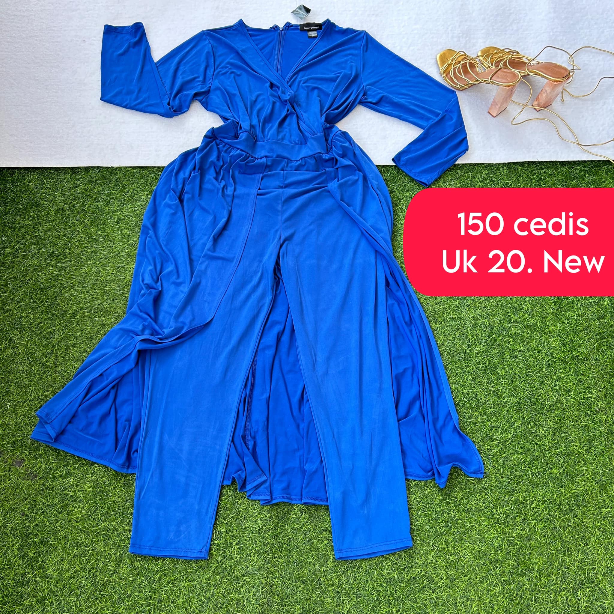 D3 Blue Stylish Jumpsuit - Image 1