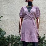 Belted Casual Ruffle Dress