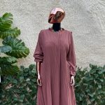 Pleated Flare Dress