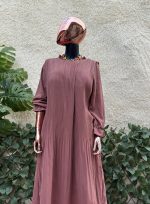 Pleated Flare Dress - Image 2