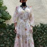 White FloralDress