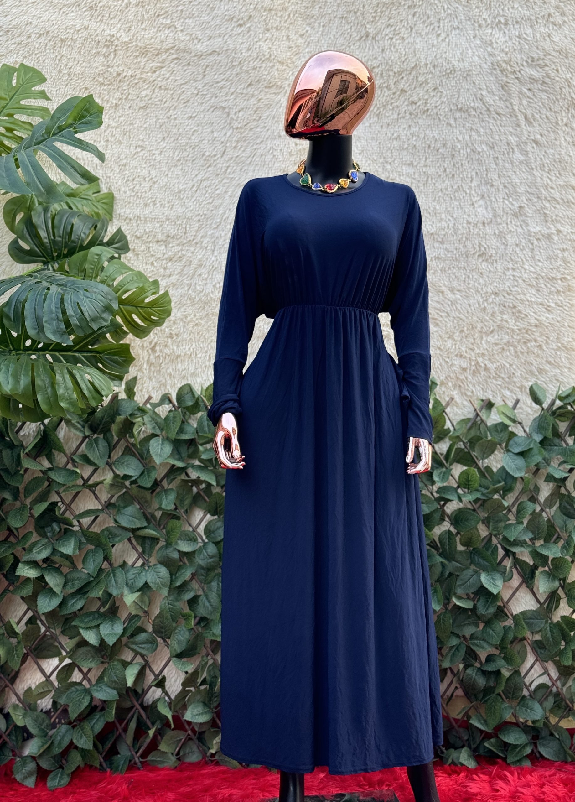 img_3827 Dark Blue Full length Dress - Image 1