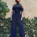 Deep Blue Flowing Jumpsuit