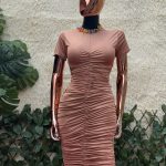 Nude Double Style Dress