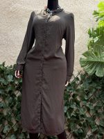 Navy Green Shirt Dress - Image 2