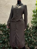 Navy Green Shirt Dress