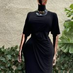 Black Rozali Bodycon Dress