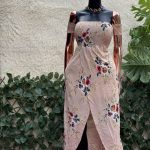 Casual Low High Floral Dress