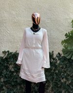 White Fancy Halo Dress