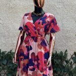 Shein Curve Rainbow Petal Party Dress