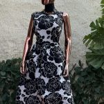 Black Floral Patterned Dress