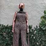 Leopard Print Belted Jumpsuit