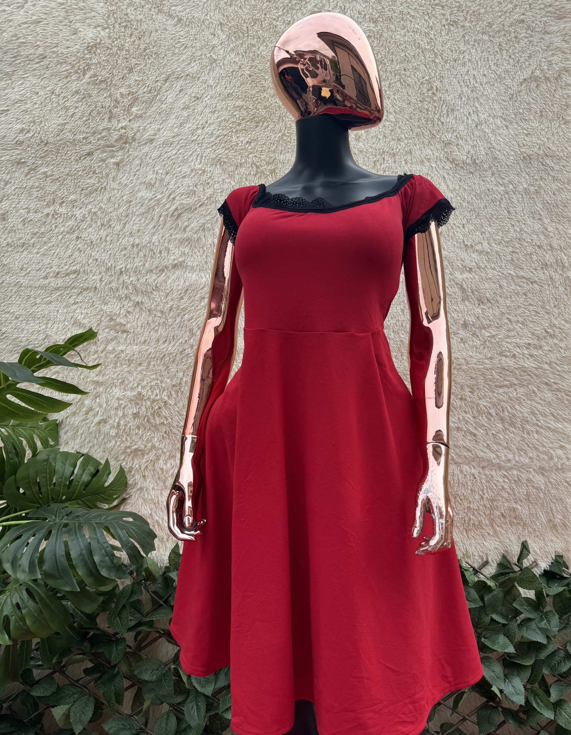 img_3287 Flowy Off-Shoulder Dress - Image 1