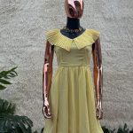 Shahara Ruffle Neck Dress