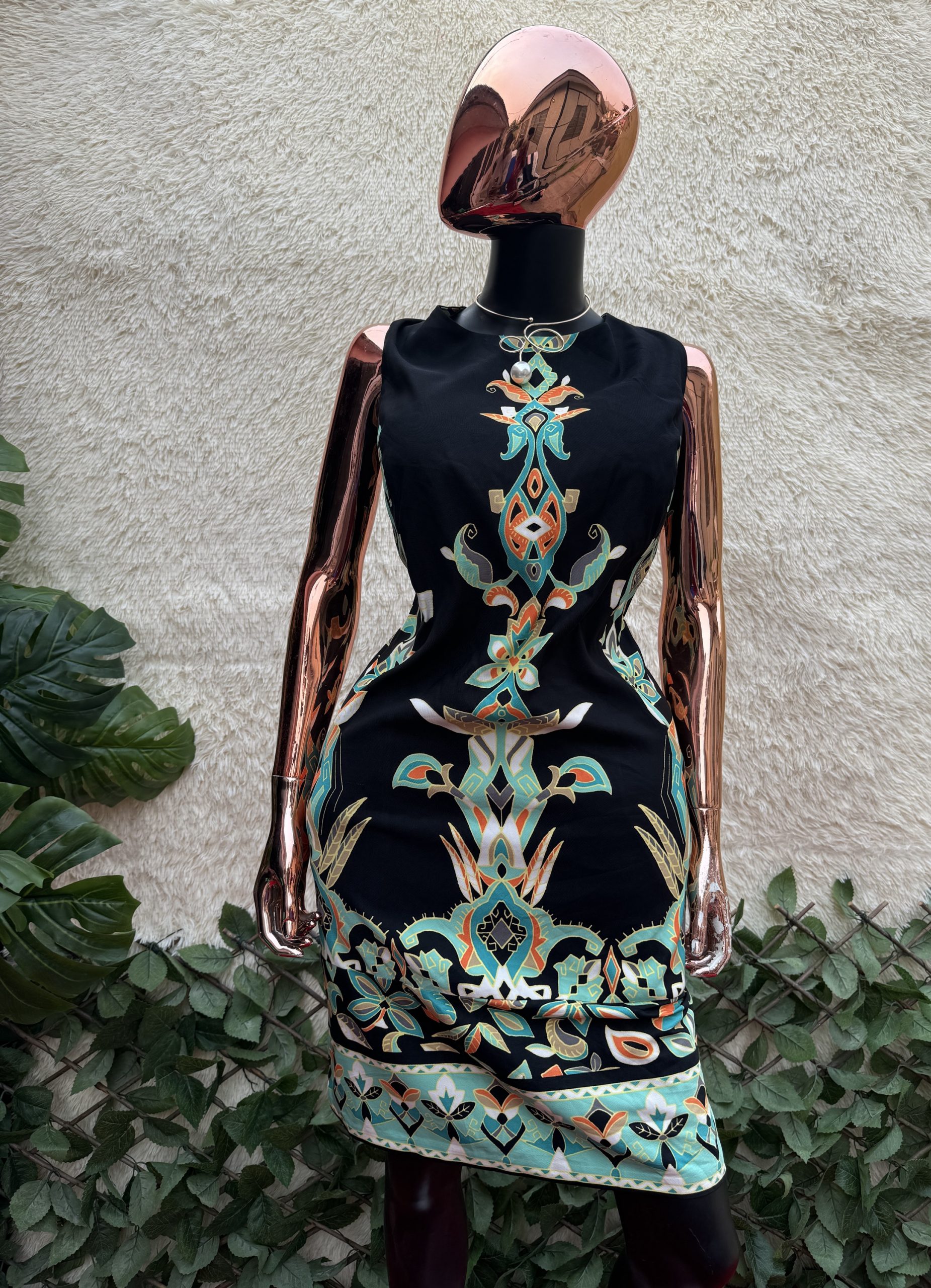 img_6652-2 KimRogers Bold Print Dress - Image 1