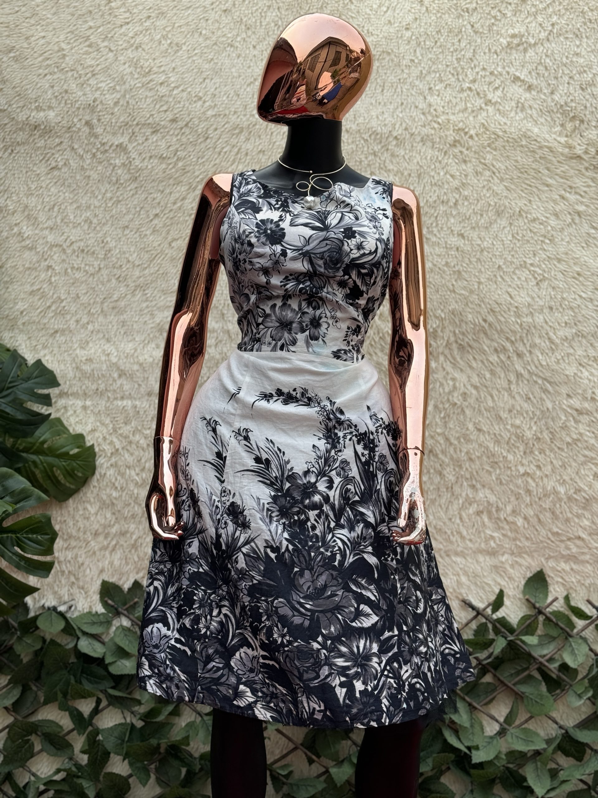 img_6713 SS Floral Skater Dress - Image 1