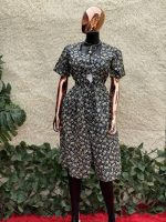 Elegant Belted Shirt Dress