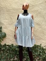 Cold-Shoulder Smock Dress - Image 2