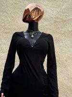 Shein Side-Slit Bodycon Dress - Image 2