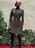 New Style Gold Shimmer Dress