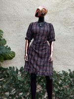 Ruffled Puff Sleeve  Dress - Image 2