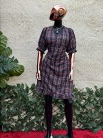 Ruffled Puff Sleeve  Dress