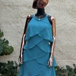 Halter Neck Layered Dress