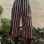 Striped Midi Pants