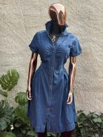 Denim Shirt Dress - Image 3