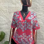 Floral V-Neck Blouse