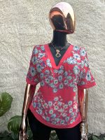 Floral V-Neck Blouse