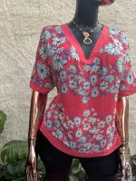Floral V-Neck Blouse - Image 3
