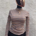 Striped Round Neck Top