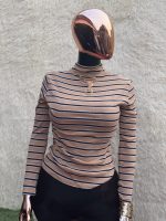 Striped Round Neck Top