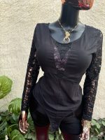 Lacey Deep V Bodysuit - Image 3