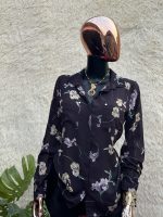 Black Floral  Shirt