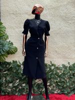 Demure Corporate Shirt Dress