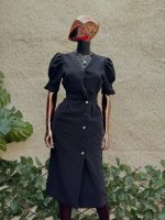 Demure Corporate Shirt Dress - Image 2