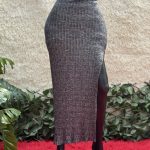 Side Slit Bodycon Skirt