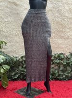 Side Slit Bodycon Skirt