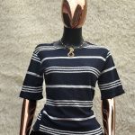 Stripped Ladies Top