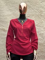 Casual Wine Blouse - Image 2