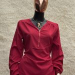 Casual Wine Blouse