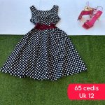 Polka Dot Swing Dress