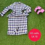 Gingham Shirt Dress