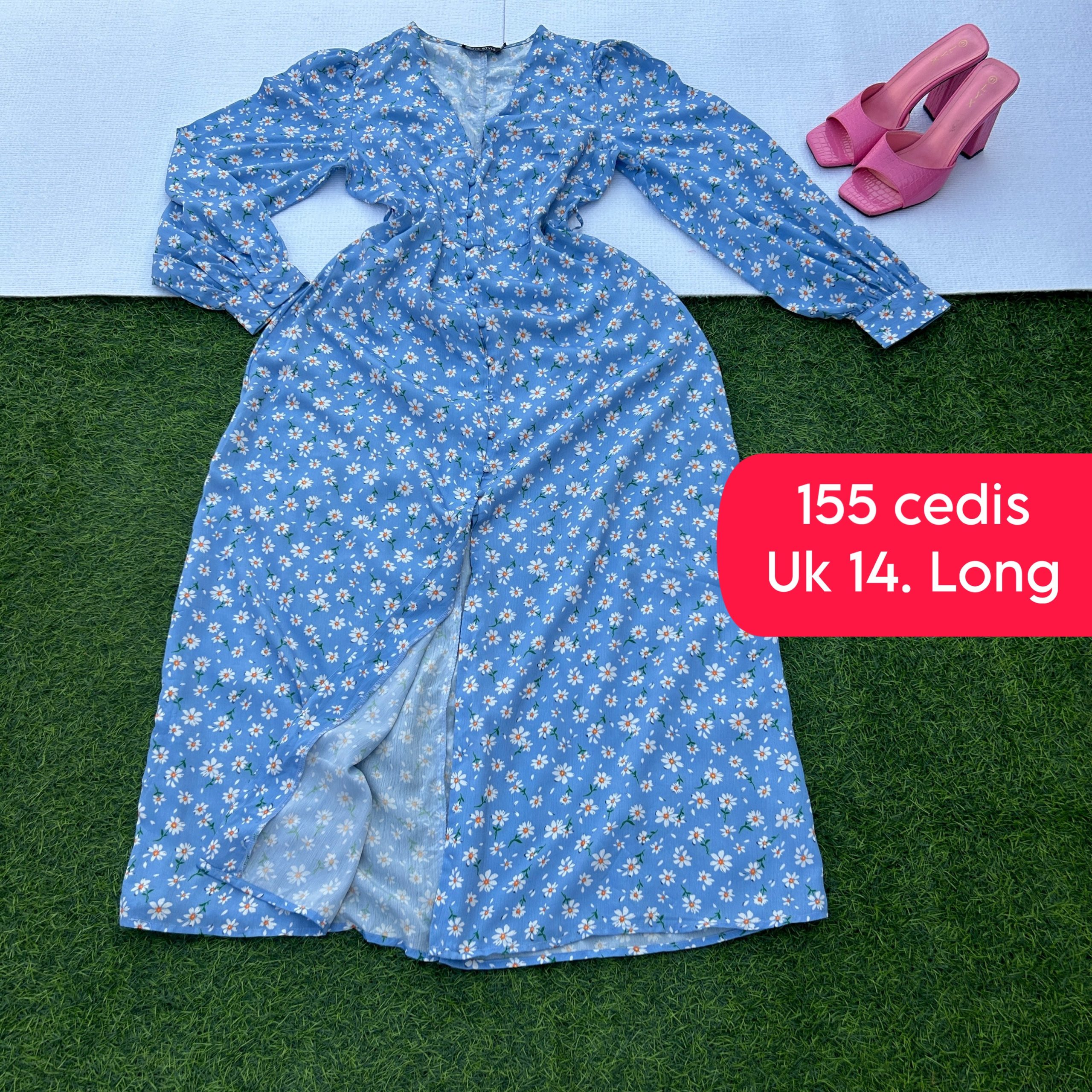 47f35215-bbb0-47b5-8bbd-3a2b5c013fd0 Fobu Maxi Shirt Dress - Image 1