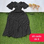 Polka Dot Belted Dress