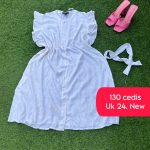 Ruffled Sleeves Shirt Dress