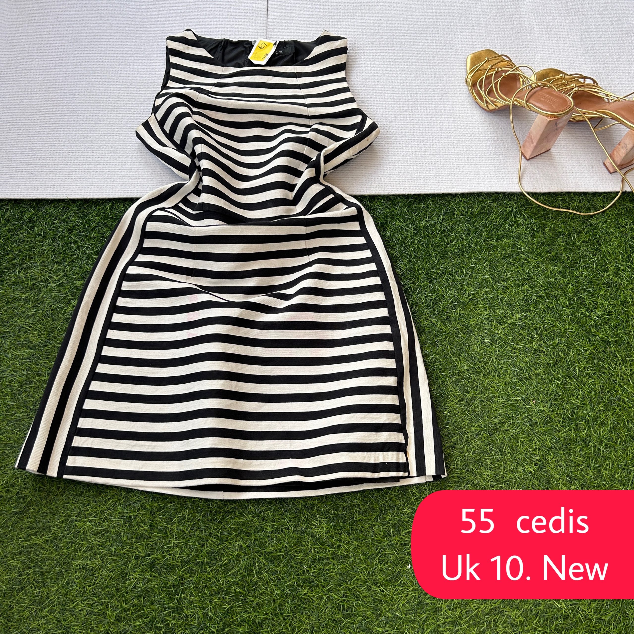d62d8f9a-dd26-4de8-8e54-350807cd4226 Striped Ladies Dress - Image 1