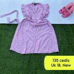 Ruffled Sleeve Shirt Dress